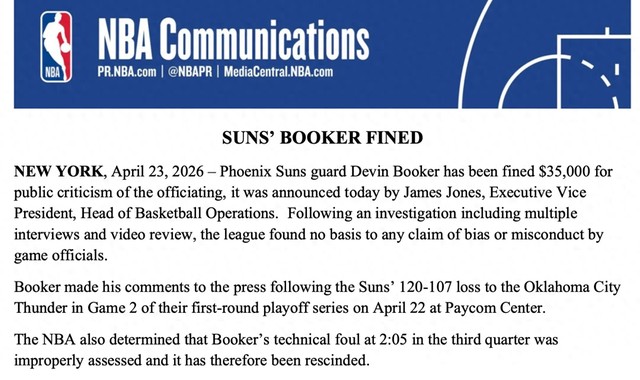 NBA又现双标！约基奇/布克同一动作对比证一切 布克狂喷裁判有理|卡鲁索|俄克拉荷马雷霆队|肯里奇-威廉姆斯|亚历克斯-卡鲁索|亚历克斯·卡鲁索_新浪体育_新浪新闻